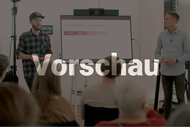 Die KI-Reportage (Vorschau) Workshop 245